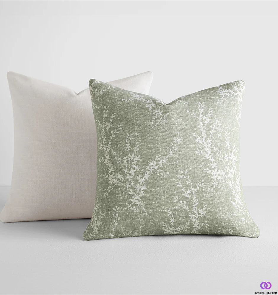 Wicker decorative pillows (2 pieces)