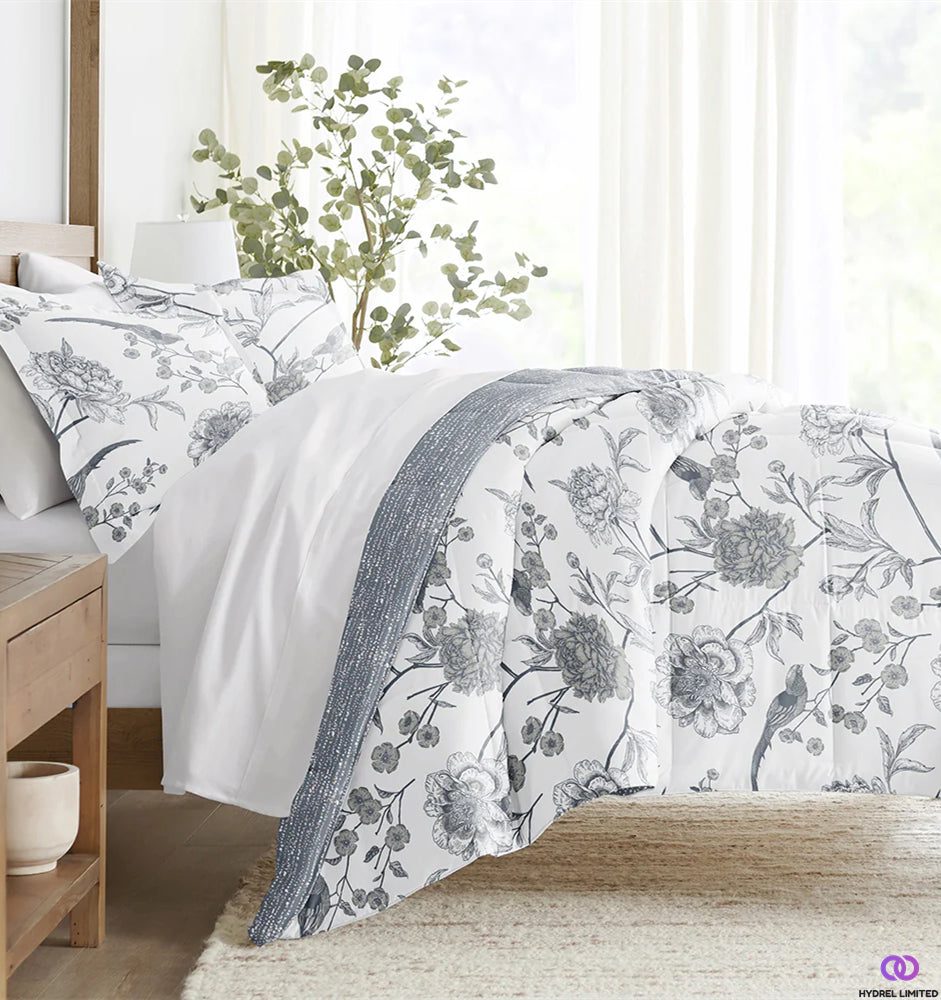 Sherpa double-sided down alternative quilt cover