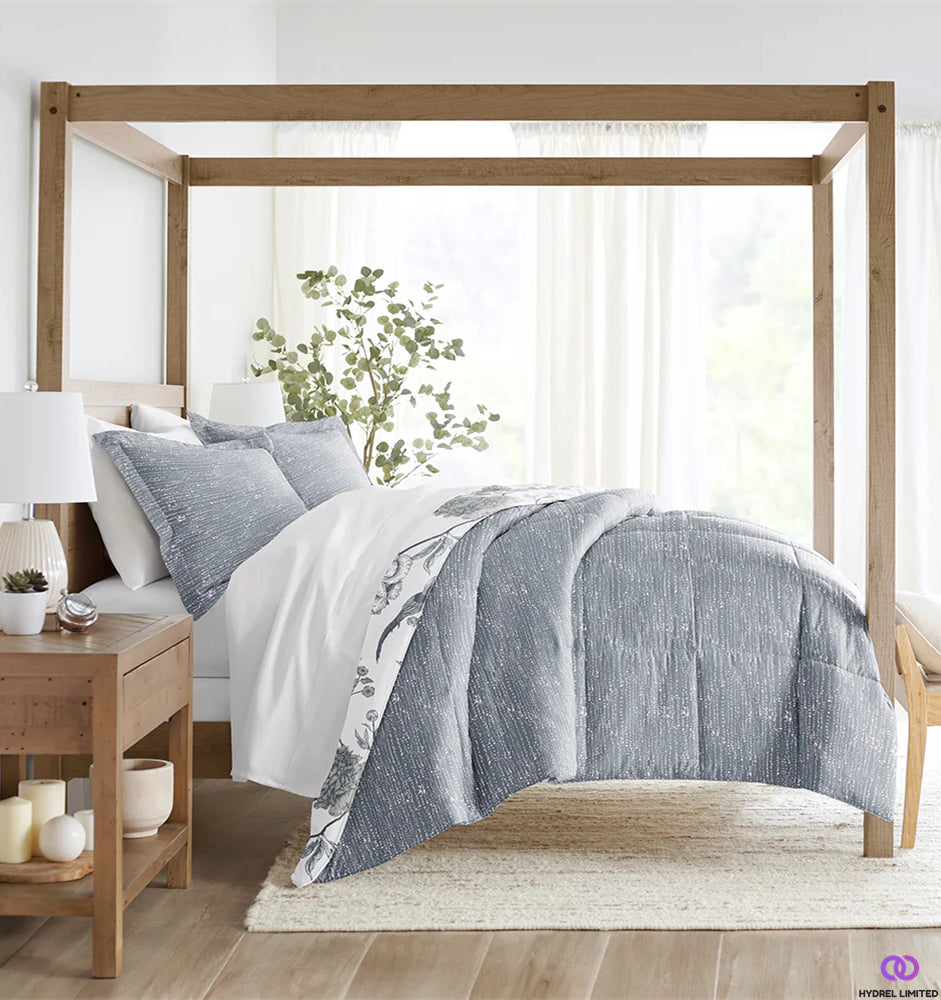 Sherpa double-sided down alternative quilt cover