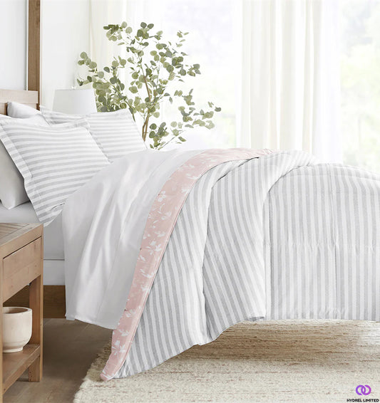 Sherpa Double-Sided Down Alternative Quilt Set