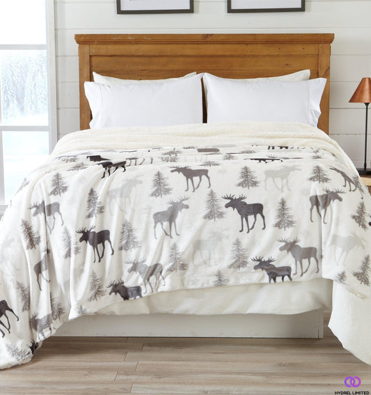 Sirio Velvet Luxury Blanket（moose）