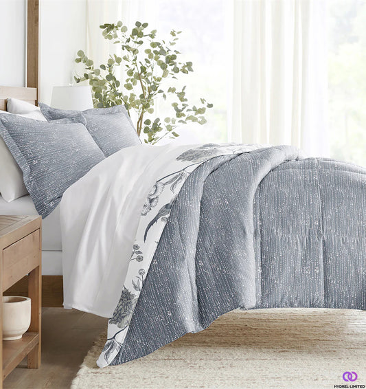 Sherpa double-sided down alternative quilt cover