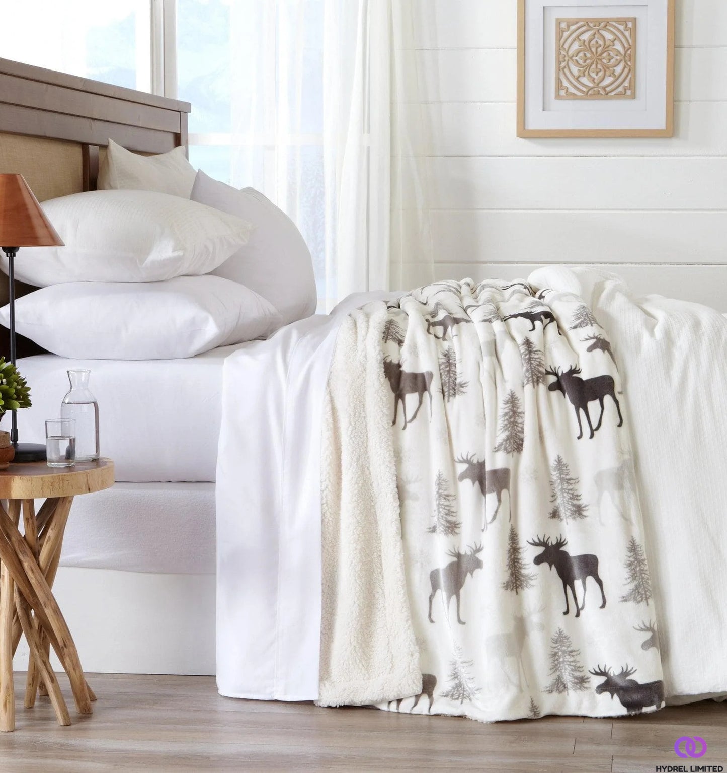 Sirio Velvet Luxury Blanket（moose）